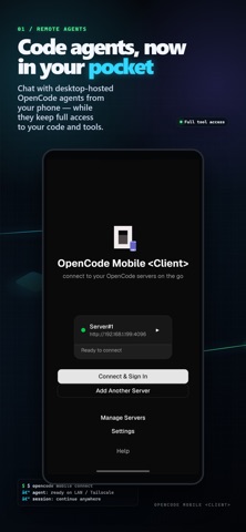 OpenCode-Mobile-Client Screenshot 1 of 7