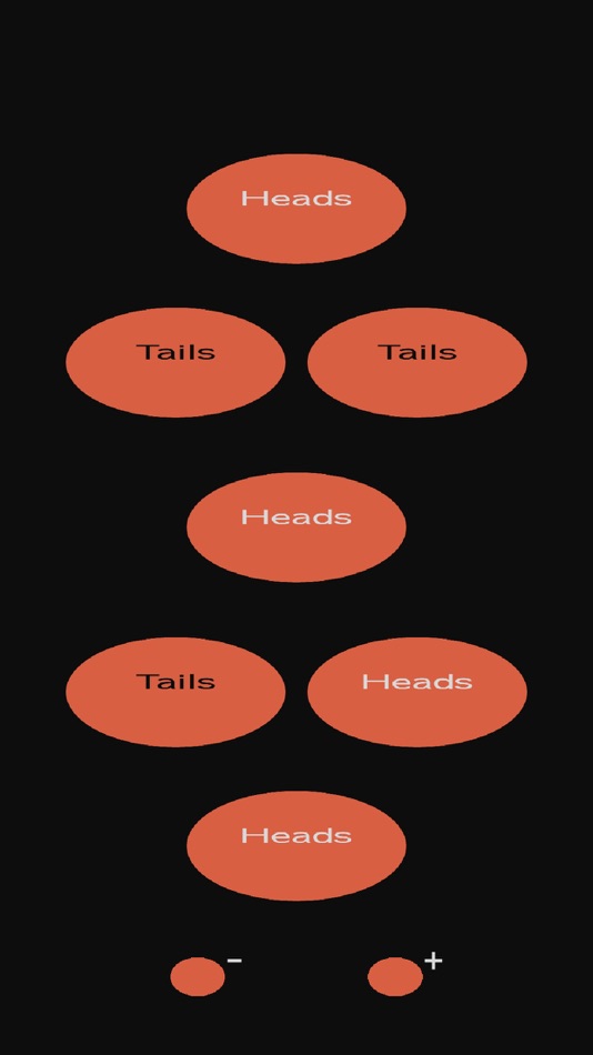 #7. Coin Toss: Flip multiple coins (iOS) Bởi: Ryusuke Kanda