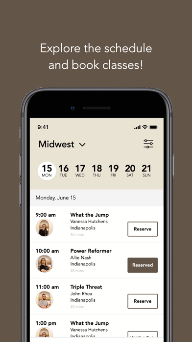 MVMT House Indy iPhone screenshot 3 - Health & Fitness app
