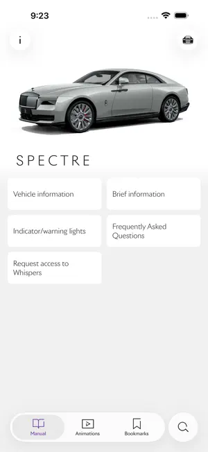 Rolls-Royce Vehicle Guide screenshot 1