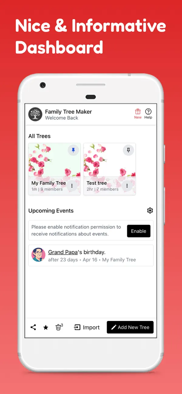 Screenshot #3 pour Family Tree Maker Offline