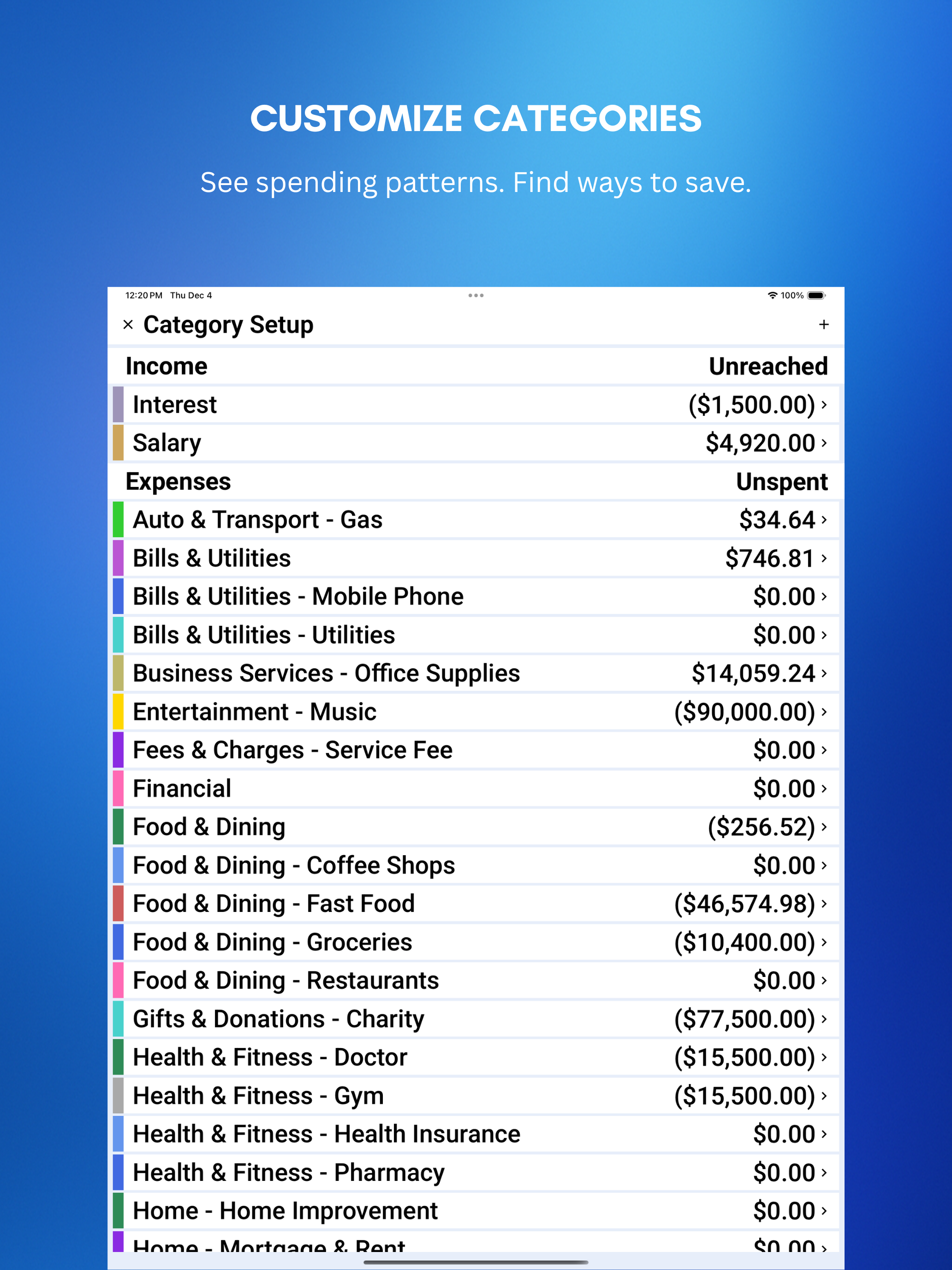 CalendarBudget: Budget Planner
