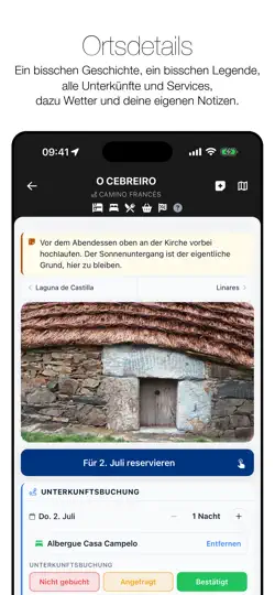 Screenshot von Wise Pilgrim Camino Francés auf dem iPhone 4