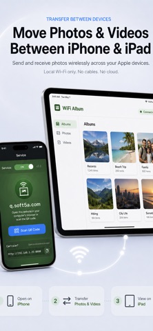 WiFi Album Photo Transfer App screenshot