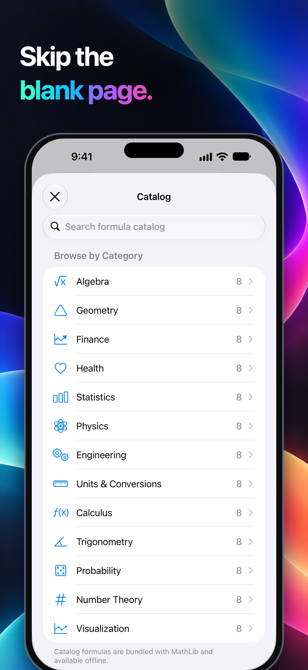 Screenshot 4 of MathLib: Formula Calculator