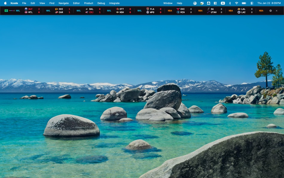 #2. Sports Live Toolbar (macOS) By: HoJin Lee