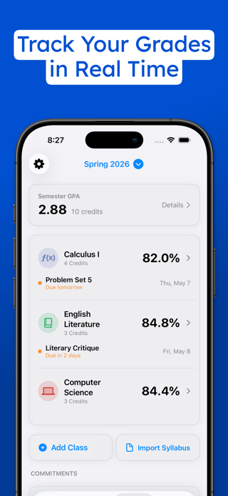GradePilot: Assignment Tracker Screenshot 3 of 8