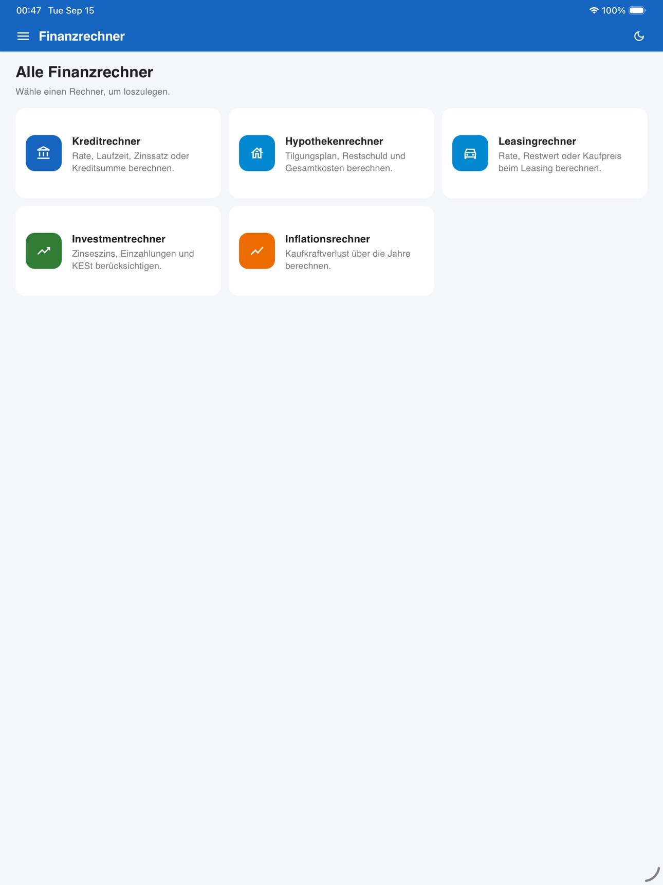 Screenshot 6 of Mein Finanzrechner
