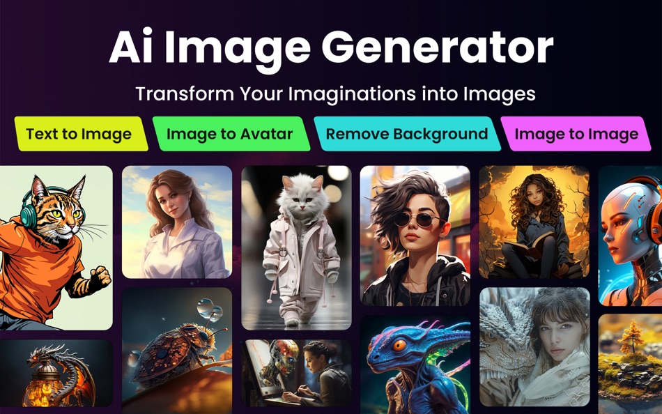 #1. AI Photo Generator : Ai Image (macOS) Bởi: Fahid Zahoor