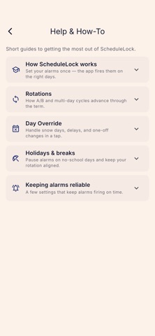 ScheduleLock: Teacher Alarms screenshot