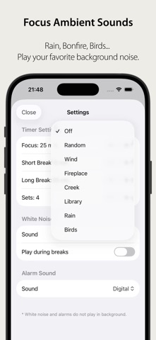 Study Timer: Crane & Bloom Screenshot 3 of 6