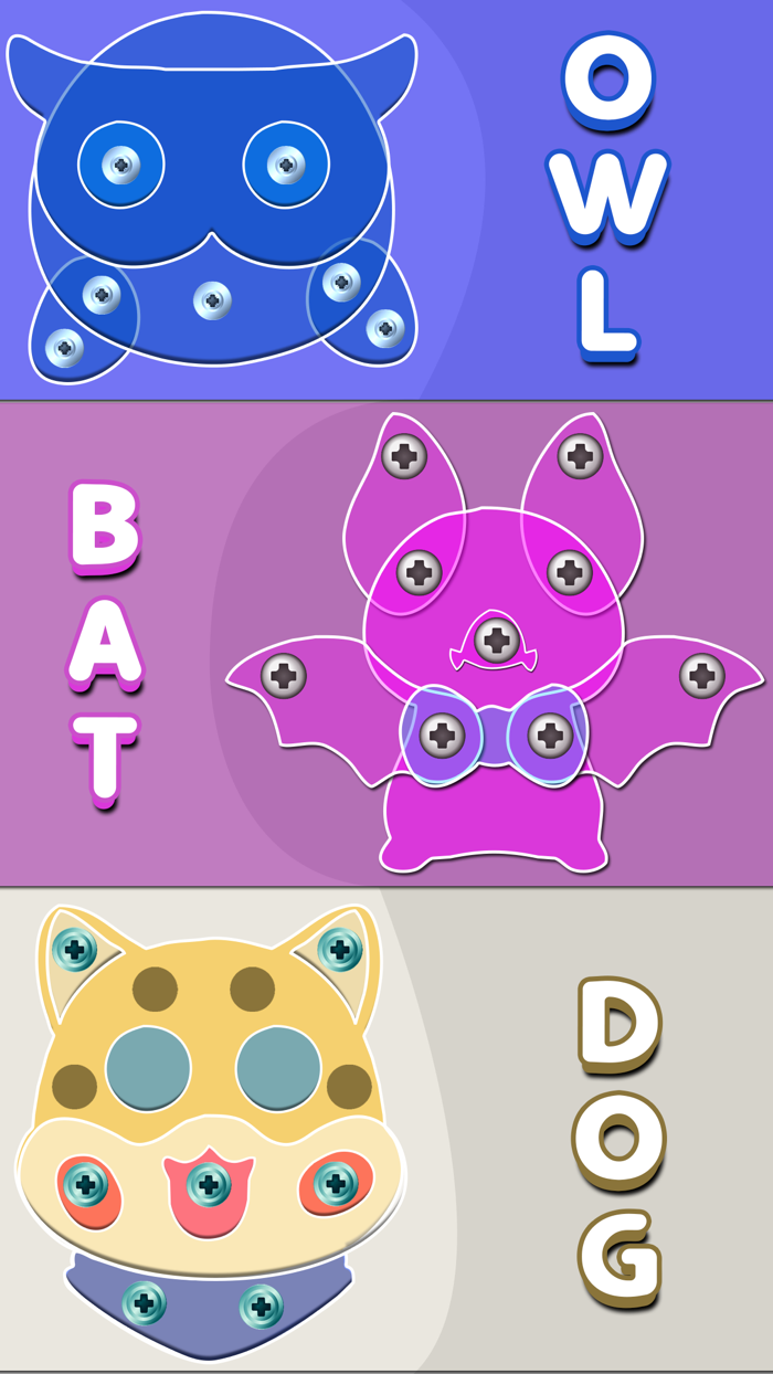 Screw Puzzle Jam Nuts and bolts