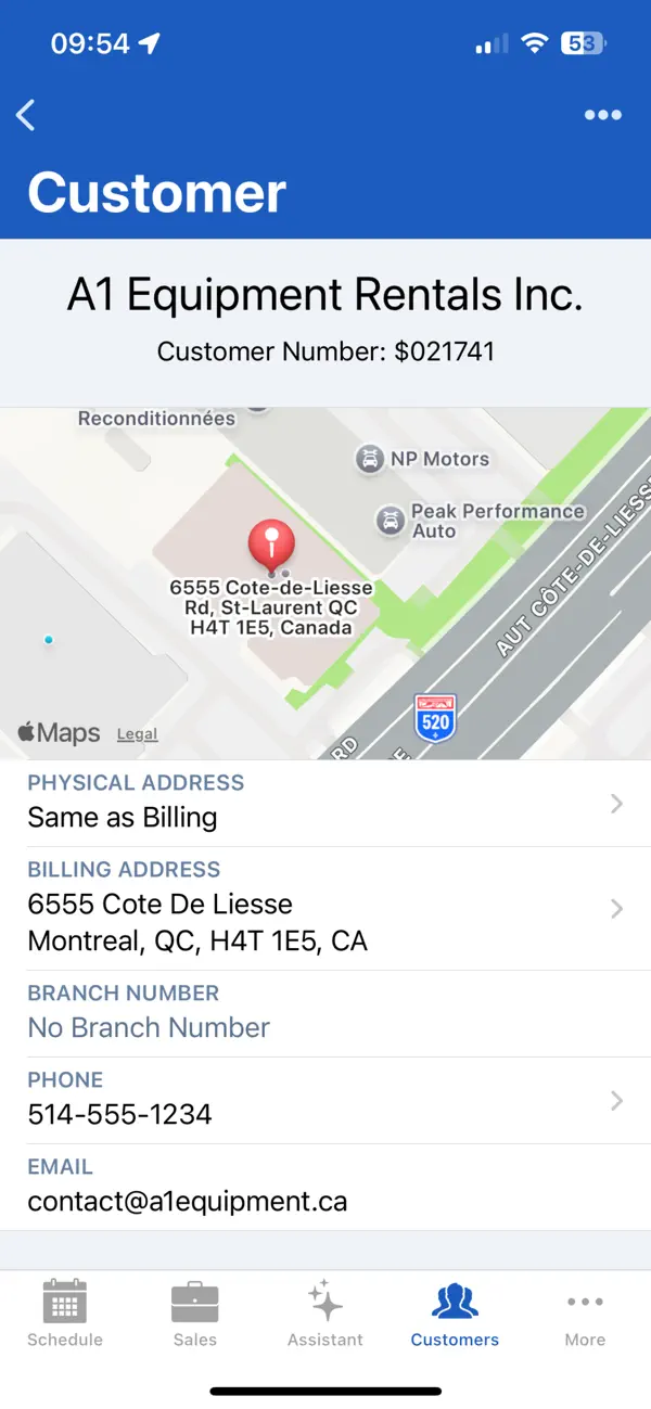 Screenshot #1 pour SalesLink Flex