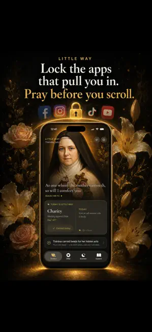 Little Way: Catholic Rosary iPhone screenshot 1