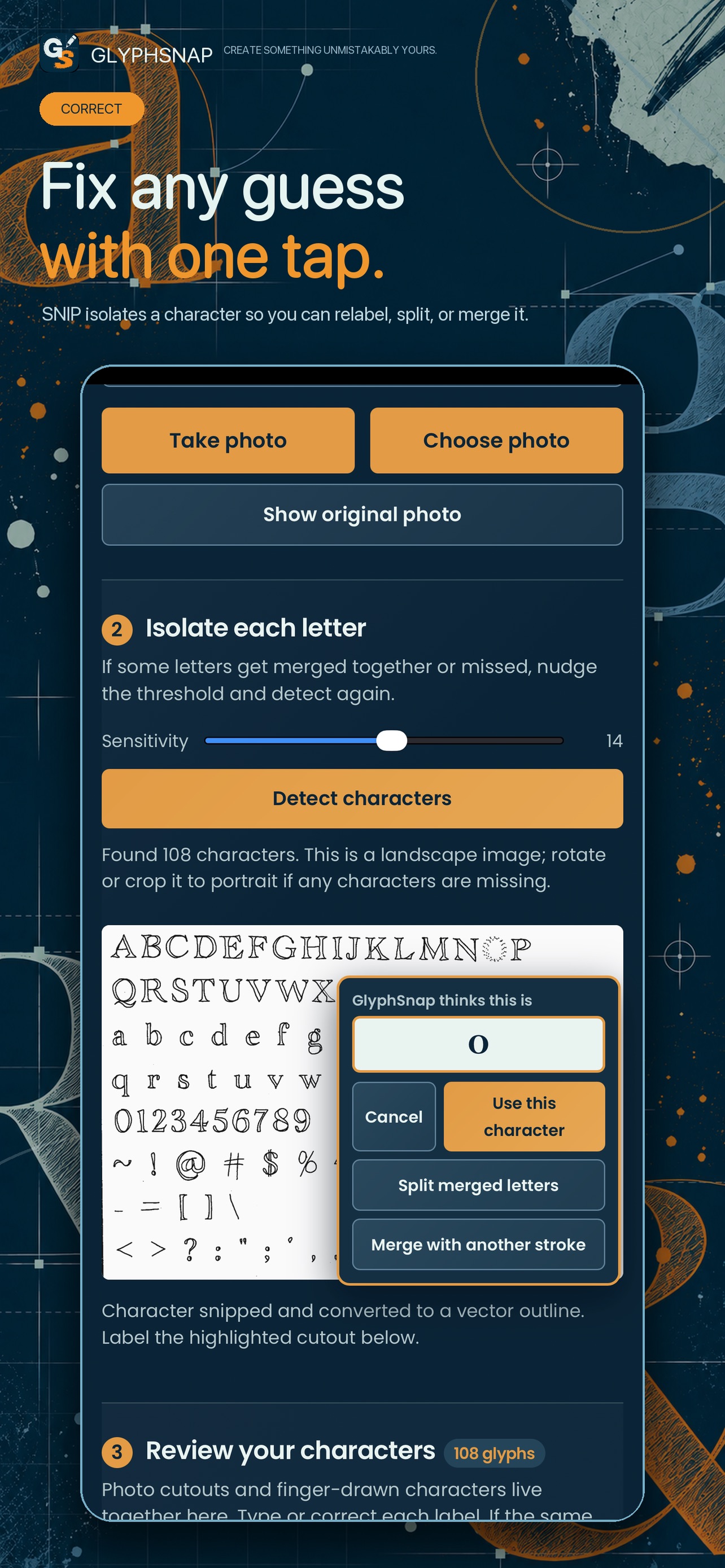 Screenshot 5 of GlyphSnap