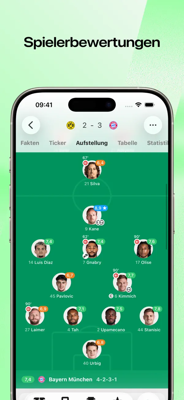 FotMob - Fußball Ergebnisse iPhone App Screenshot 4 – Sport