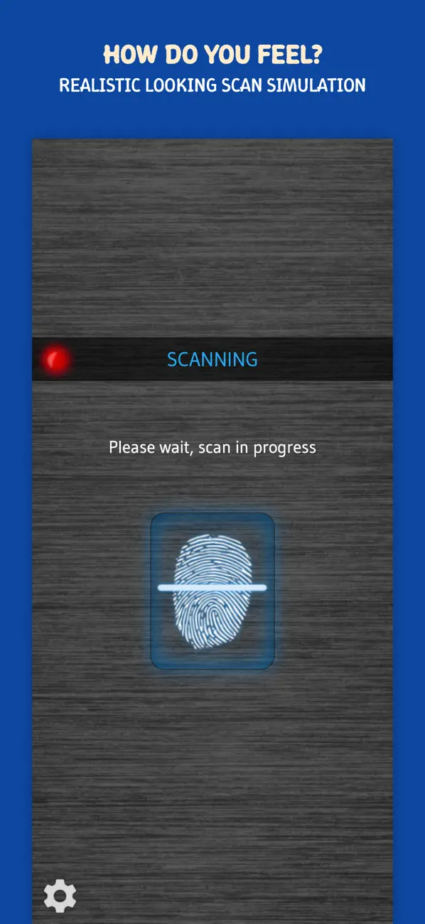 Screenshot #1 pour Mood Scanner by Ape Apps