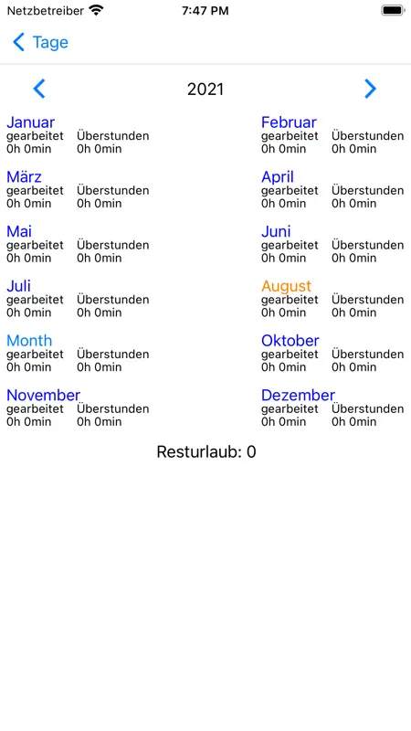Stechuhr XT screenshot 7 of 9