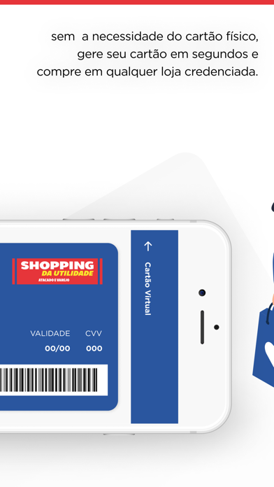 Cartão Shopping da Utilidade iPhone screenshot