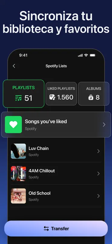 Playlist Transfer for My Music screenshot 3 of 6