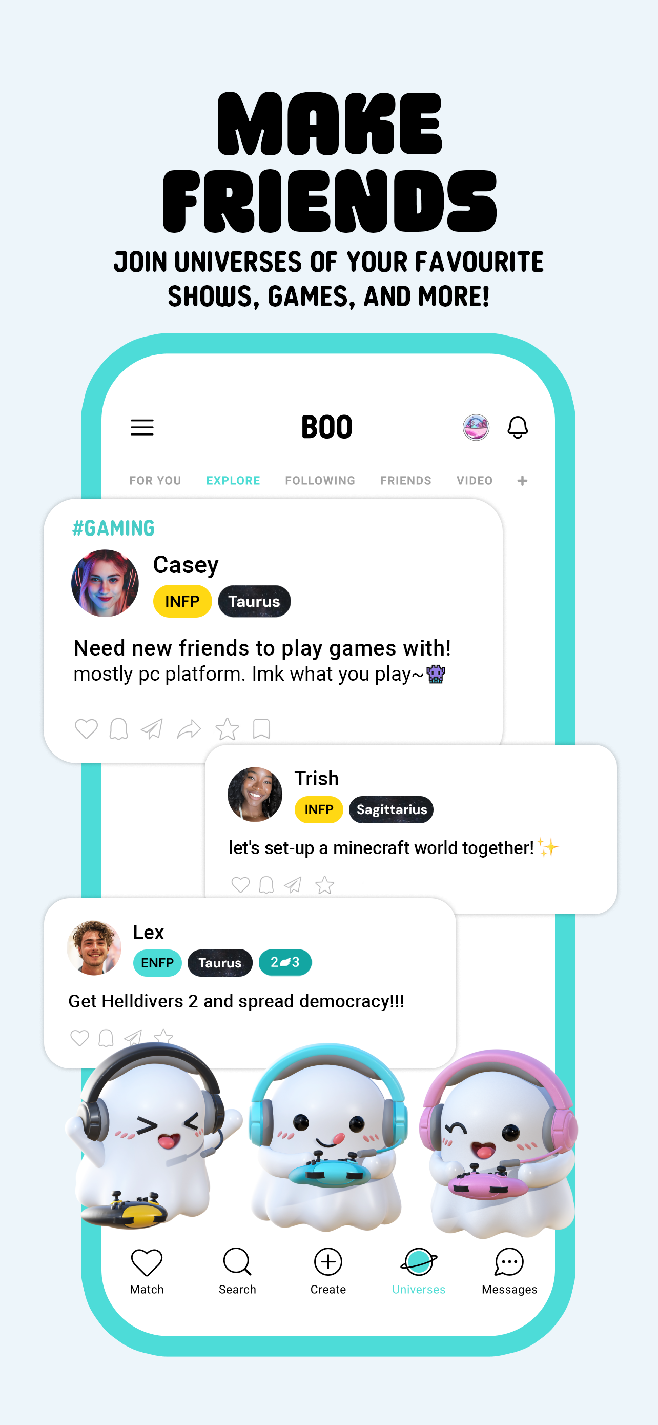 Boo — Dating. Friends. Chat.