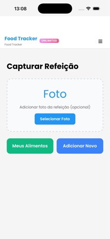 Food Tracker App screenshot