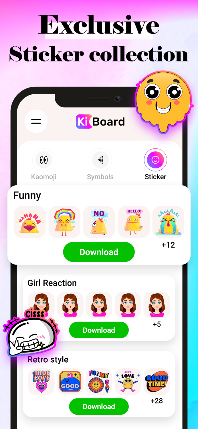 Fancy Fonts AI Keyboard, Emoji
