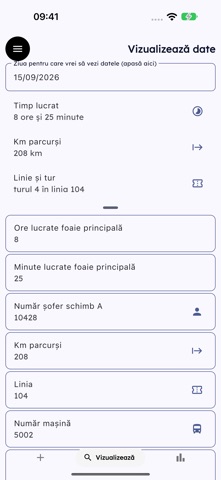 Drivers Data: Virtual logbook Screenshot 2 of 3