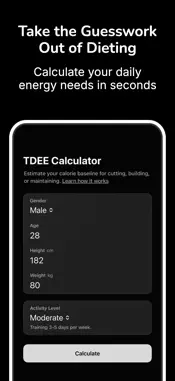 TDEE screenshot 1