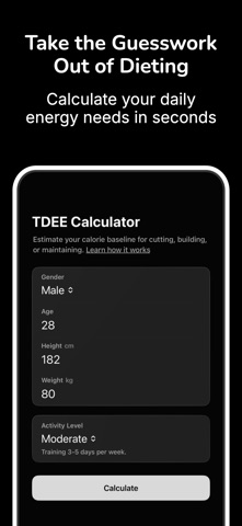TDEE Screenshot 1 of 3
