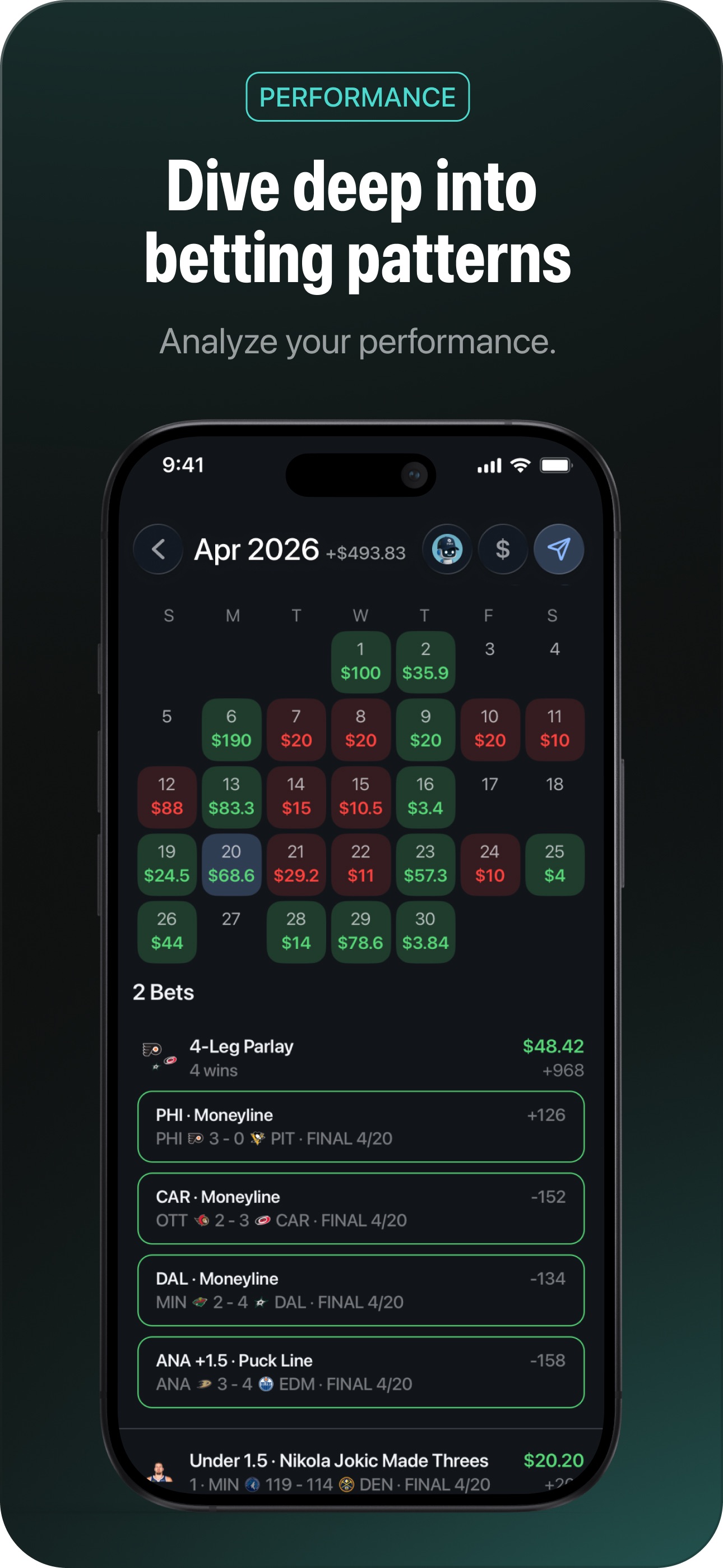 Pikkit: Sports Betting Tracker screenshot 3
