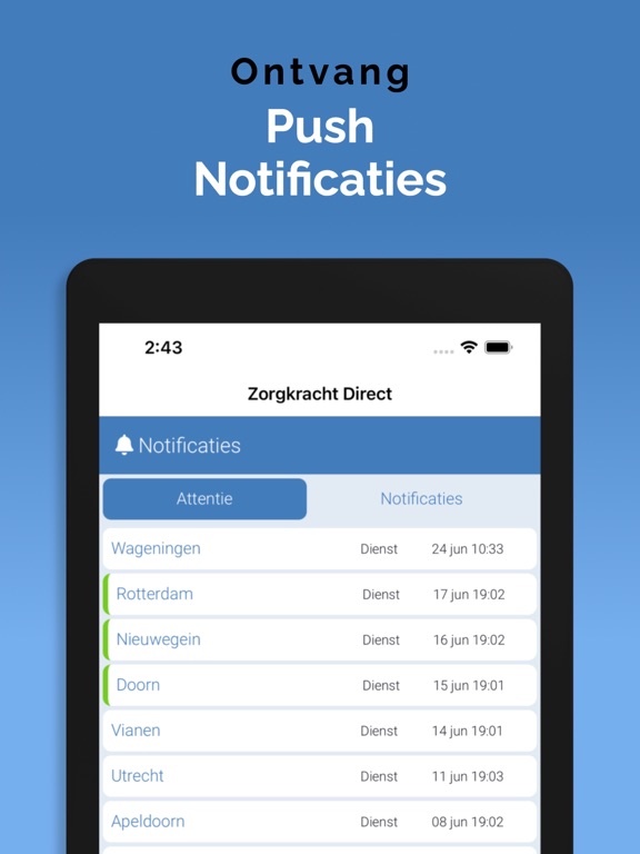 Zorgkracht Direct iPad screenshot