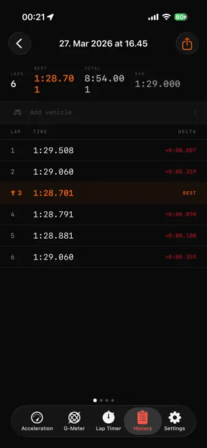 GinnyPix Racetimer screenshot 4