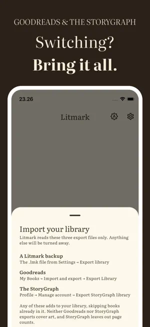 Litmark: Book Log & Streaks screenshot 4