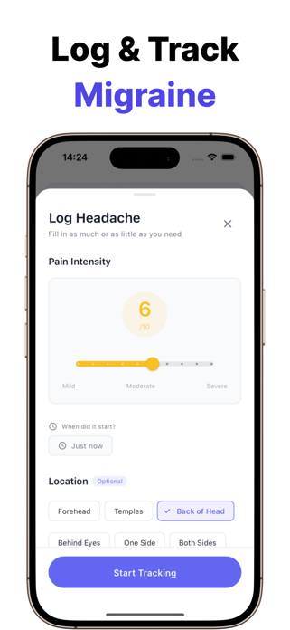 Headache Tracker - painpulse Screenshot 2 of 5