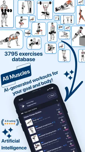 Fitness Planner Gym・Workout AI screenshot 2
