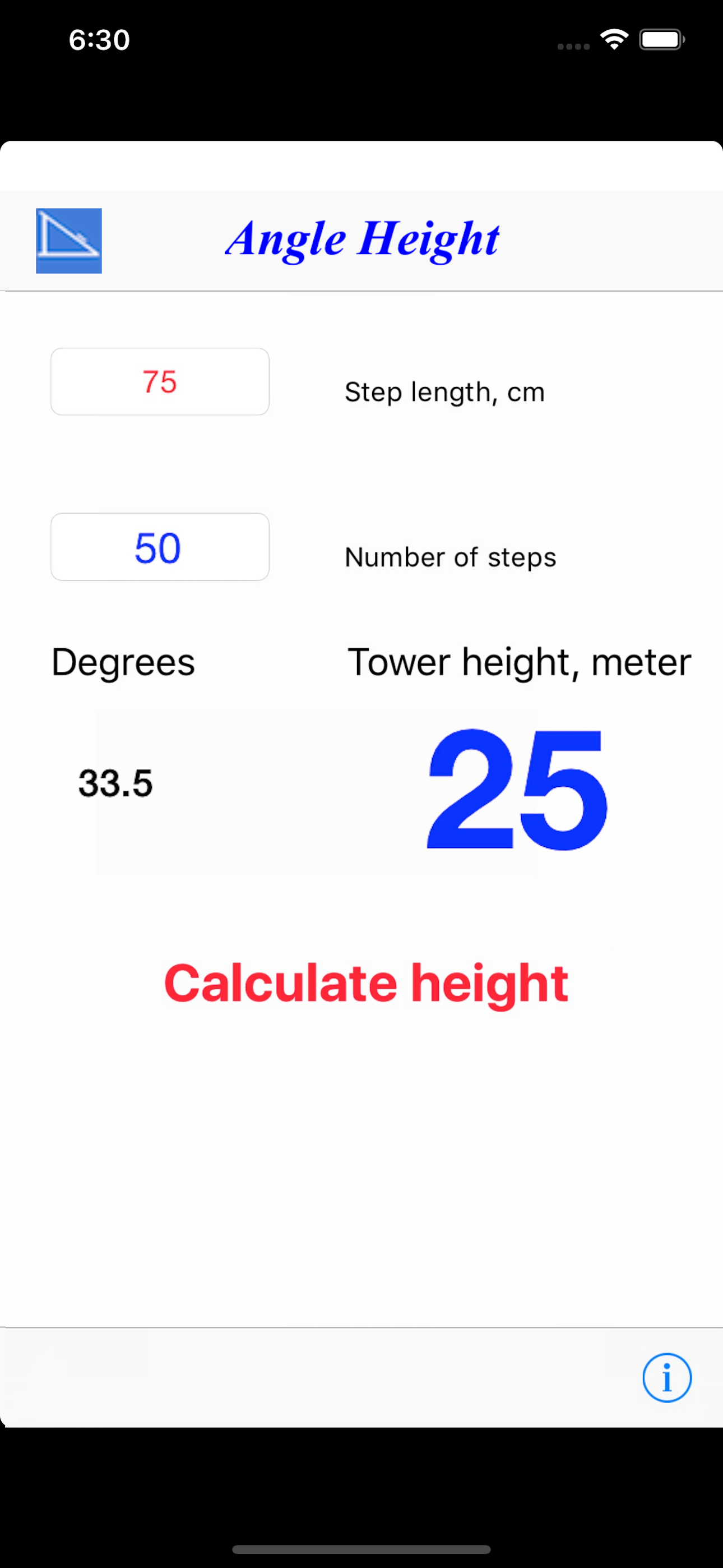 Angle Height