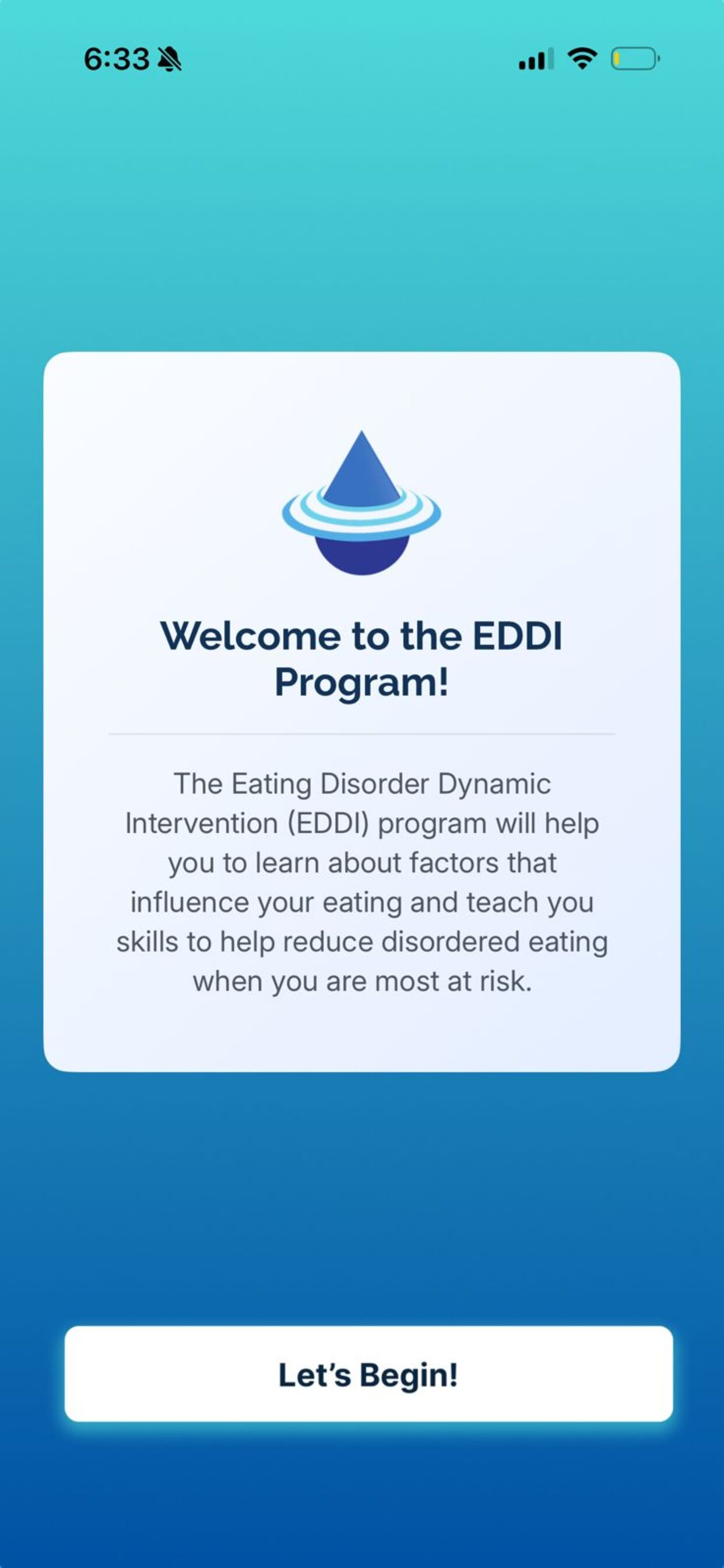 EDDI Program screenshot 2