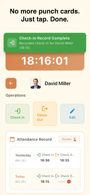 Flat Rate Kiosk Time Clock screenshot 4