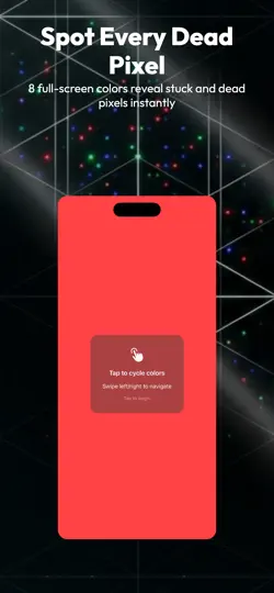 Screenshot von PixelCheck: Tote-Pixel-Test auf dem iPhone 2