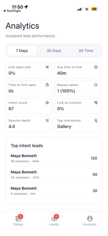 Leadrin screenshot