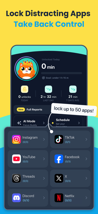 Clarymind: Screen Time & Focus Screenshot 2 of 10