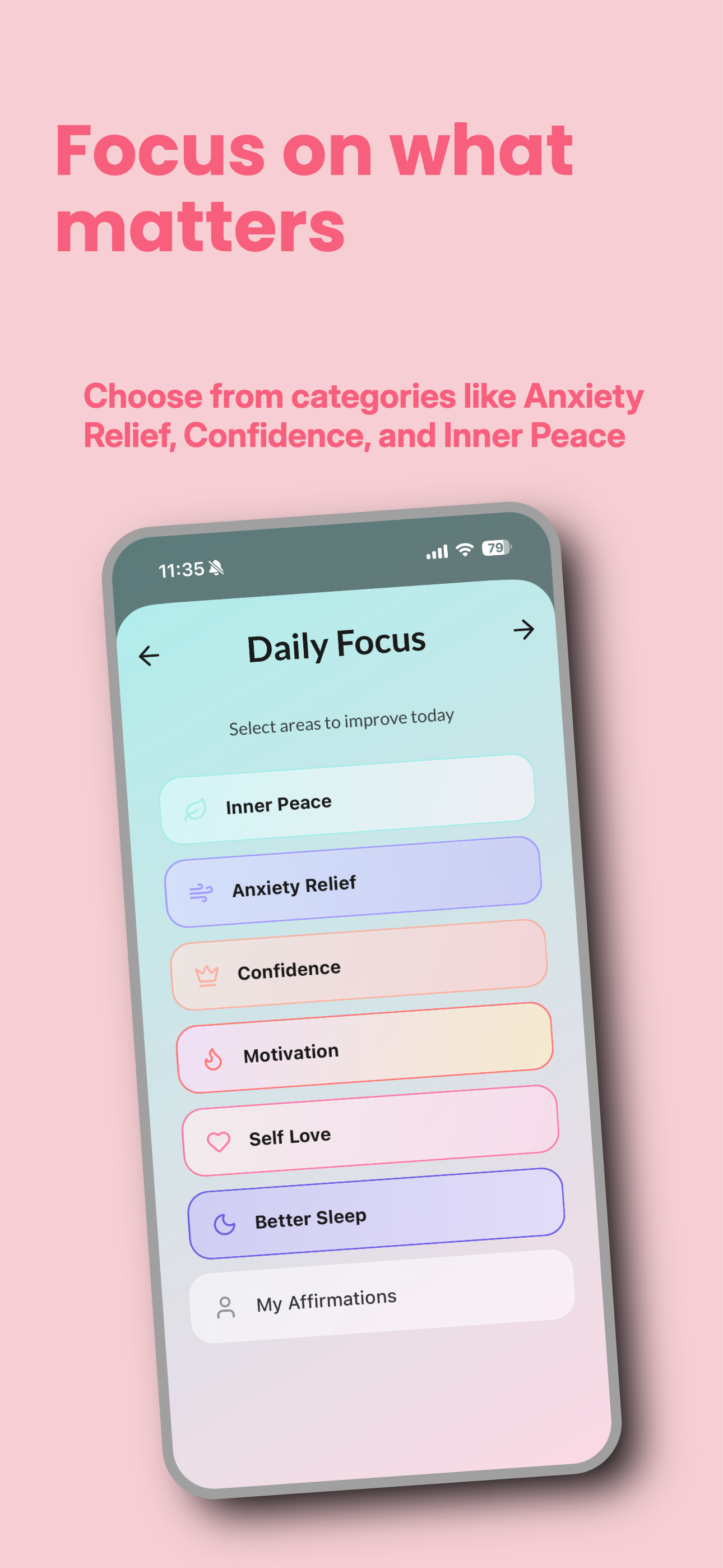 Reflect - Daily Affirmations screenshot 2