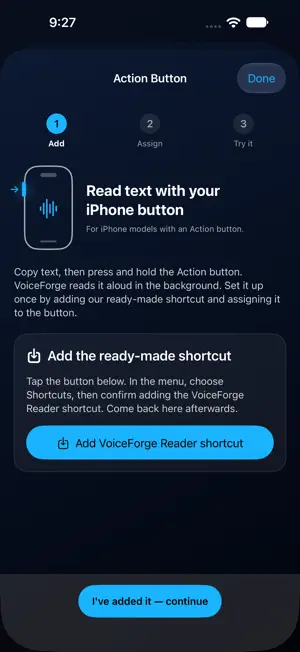 VoiceForge Reader screenshot 2