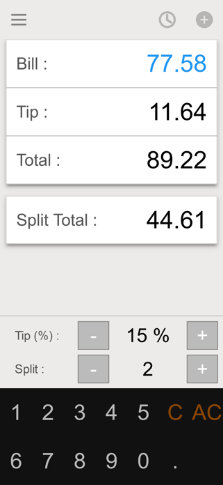 Tip Calculator SDG Screenshot 1 of 4