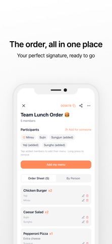 Orderly - Easy Group Orders Screenshot 3 of 4