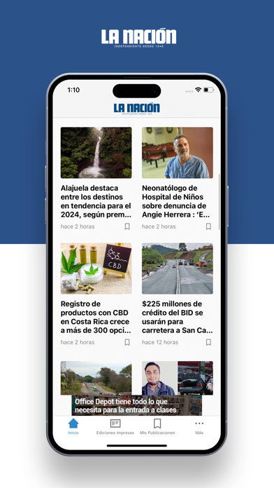 La Nación Costa Rica Screenshot