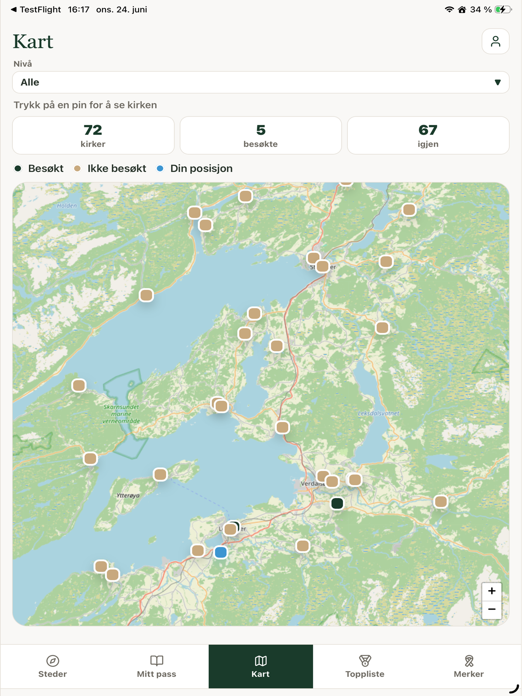 Kirkepass screenshot 11