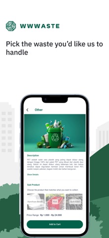 WWWaste Generator iPhone screenshot
