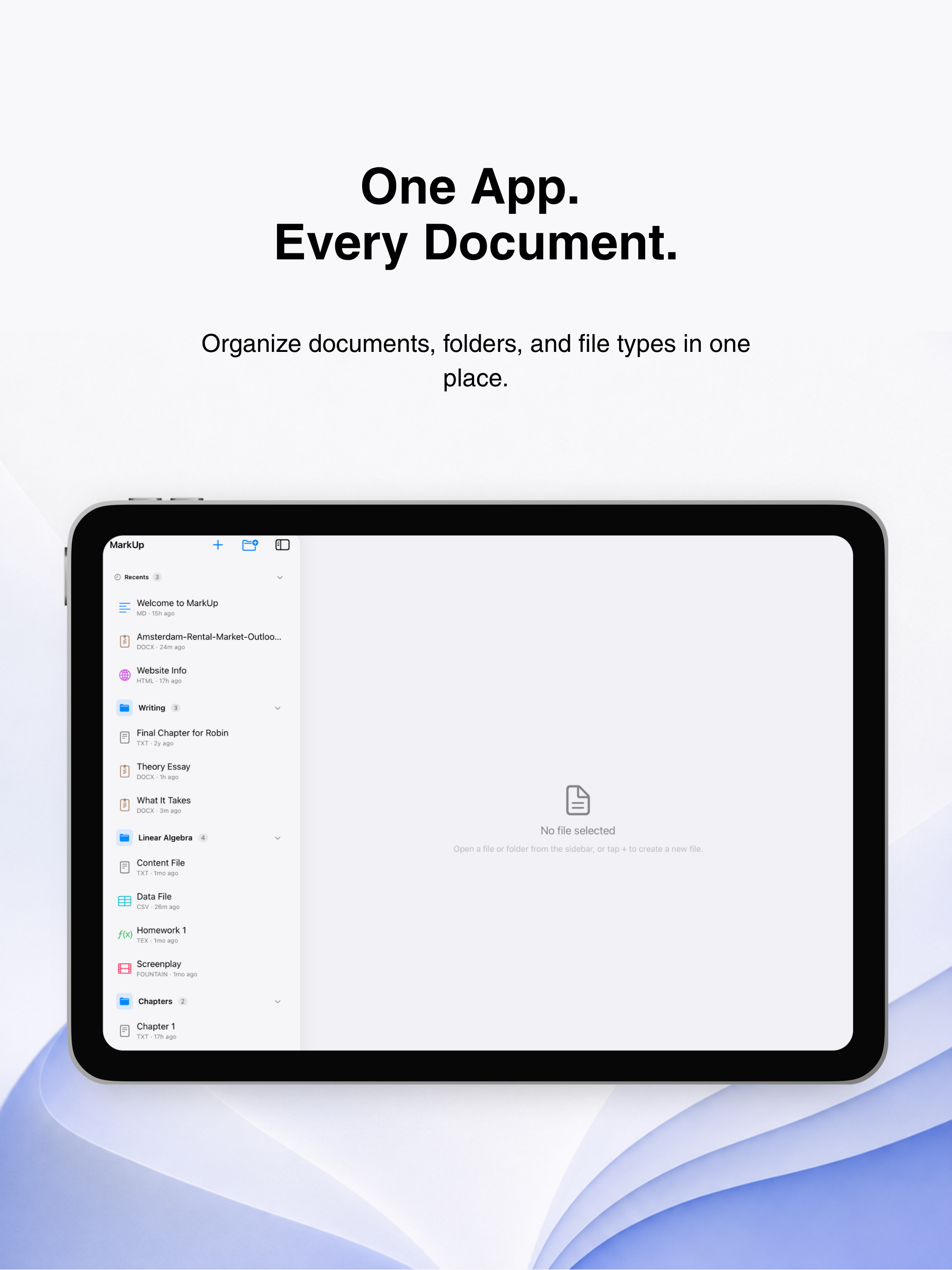 MarkUp — Text & Math Editor
